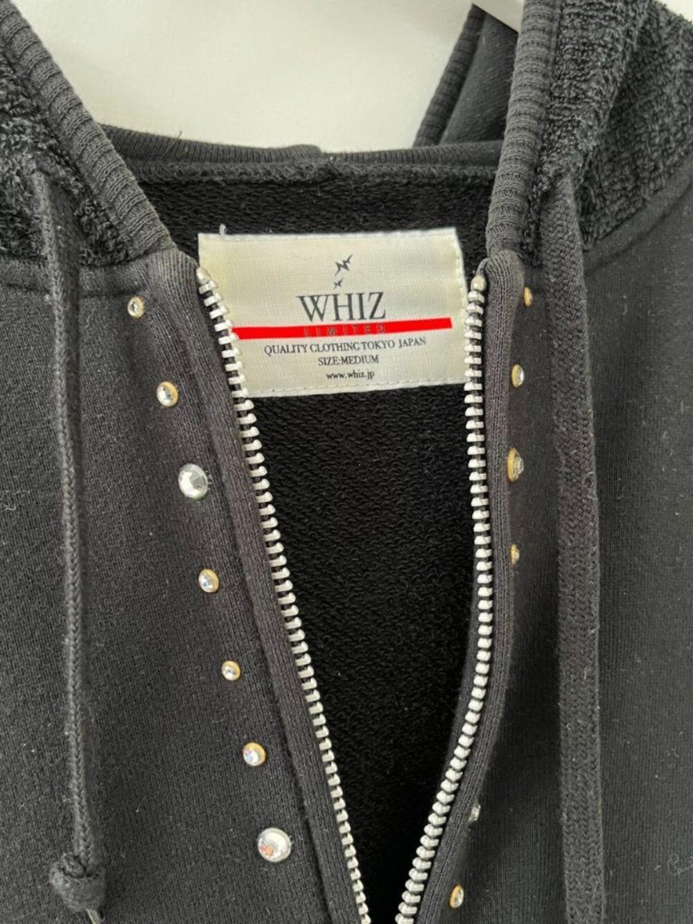 WHIZ Limited Leopard Rhinestone Hoodie - Picture 3 of 7